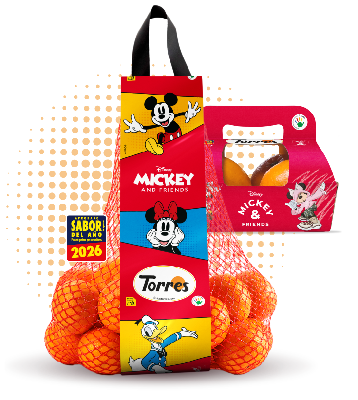 Bolsa naranjas Torres edición especial sorteo Disneyland París 2026 - Promoción TPH Marketing con tecnología Sentra